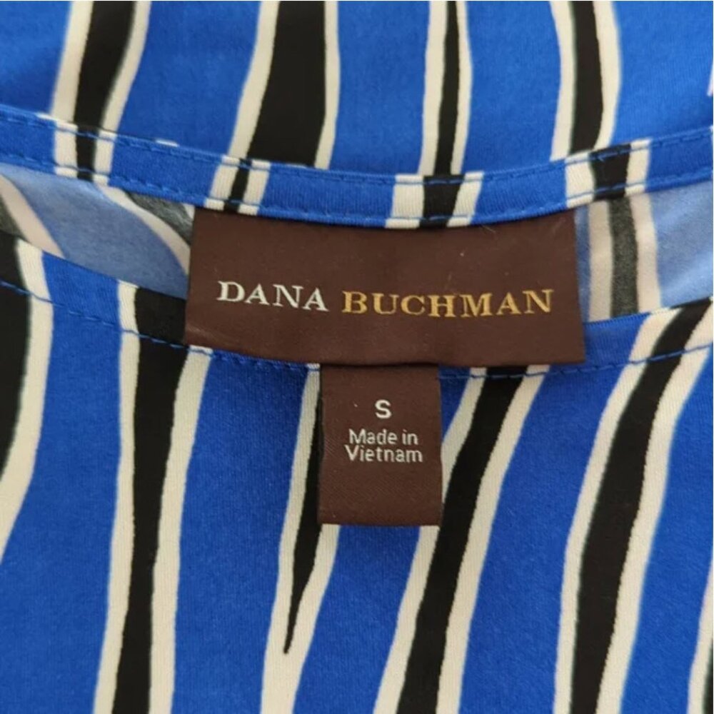 *3/$30* Dana Buchman Blue Stretch Dress - Picture 2 of 2